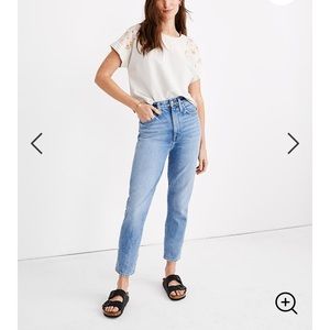 Madewell the Mom Jean in Melva Wash